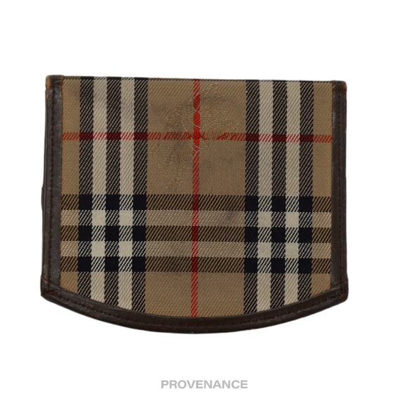 🔴 Burberry Snap Coin Wallet - Nova Check - Picture 2 of 7